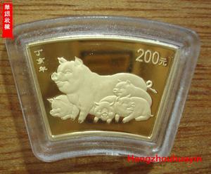 2007 pig 1/2oz fan gold coin